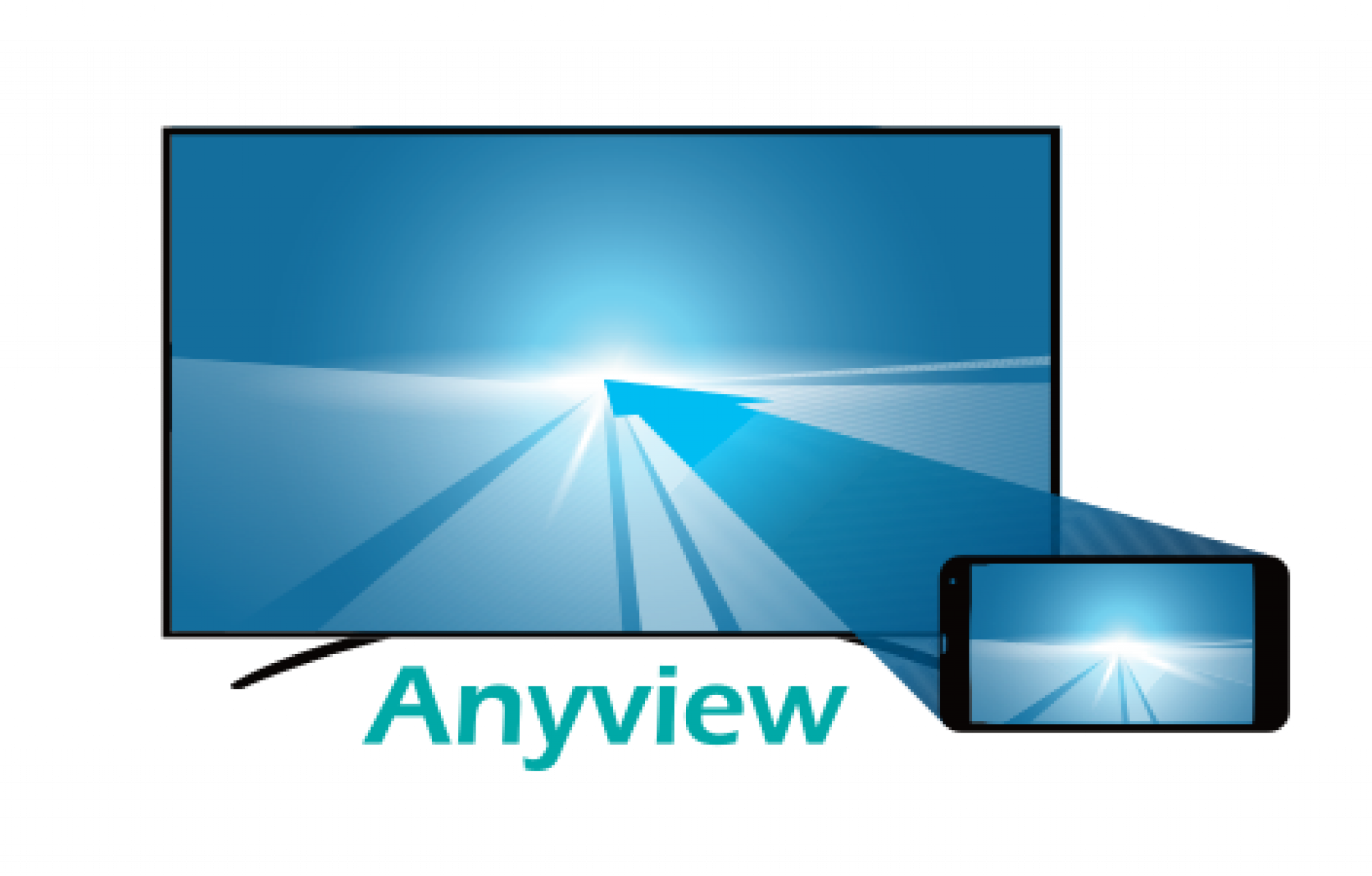 Поток anyview hisense как подключить ноутбук