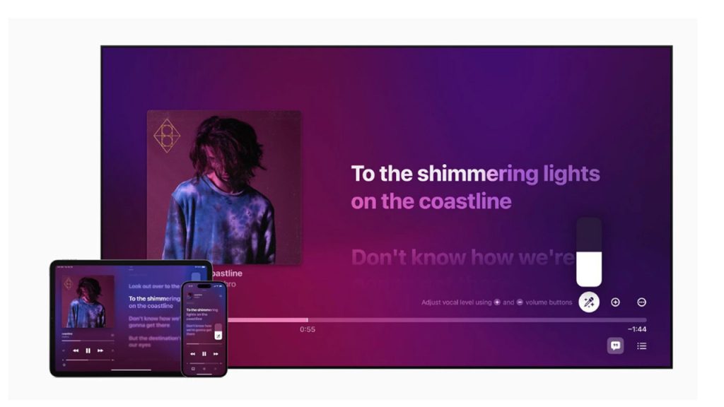 karaoke en Apple TV