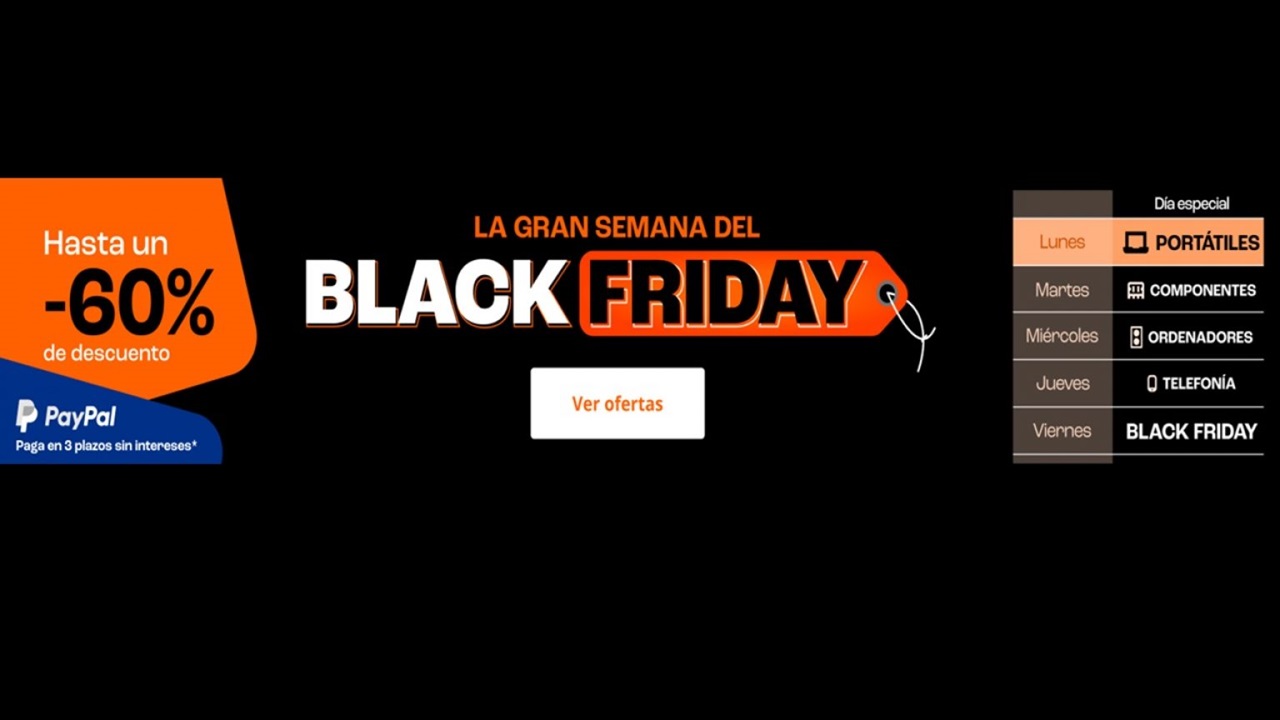 Black Friday de PcComponentes