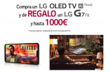 Llévate gratis un LG G7 Fit al comprar un televisor OLED de LG